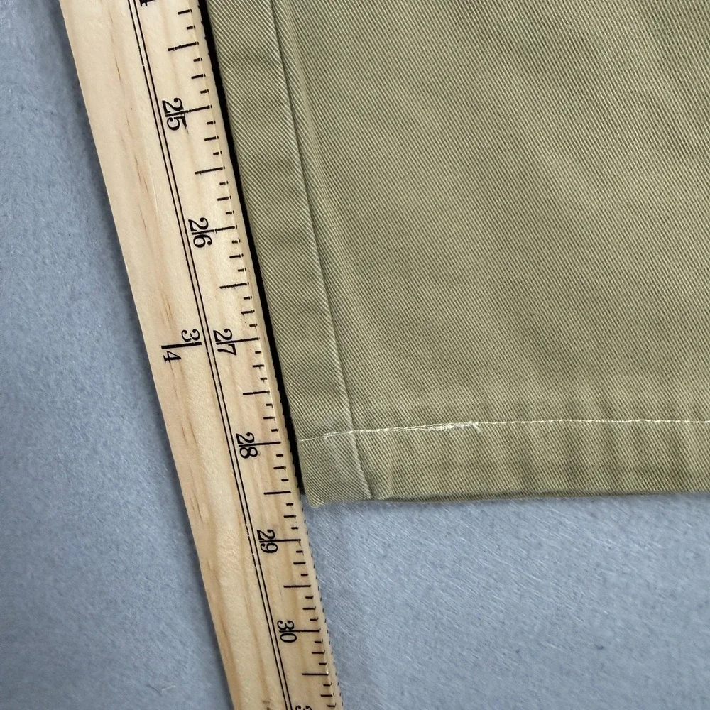 Polo Ralph Lauren Hammond Pant Men 33x32 Tan Pleated Chino Cotton Casual Classic